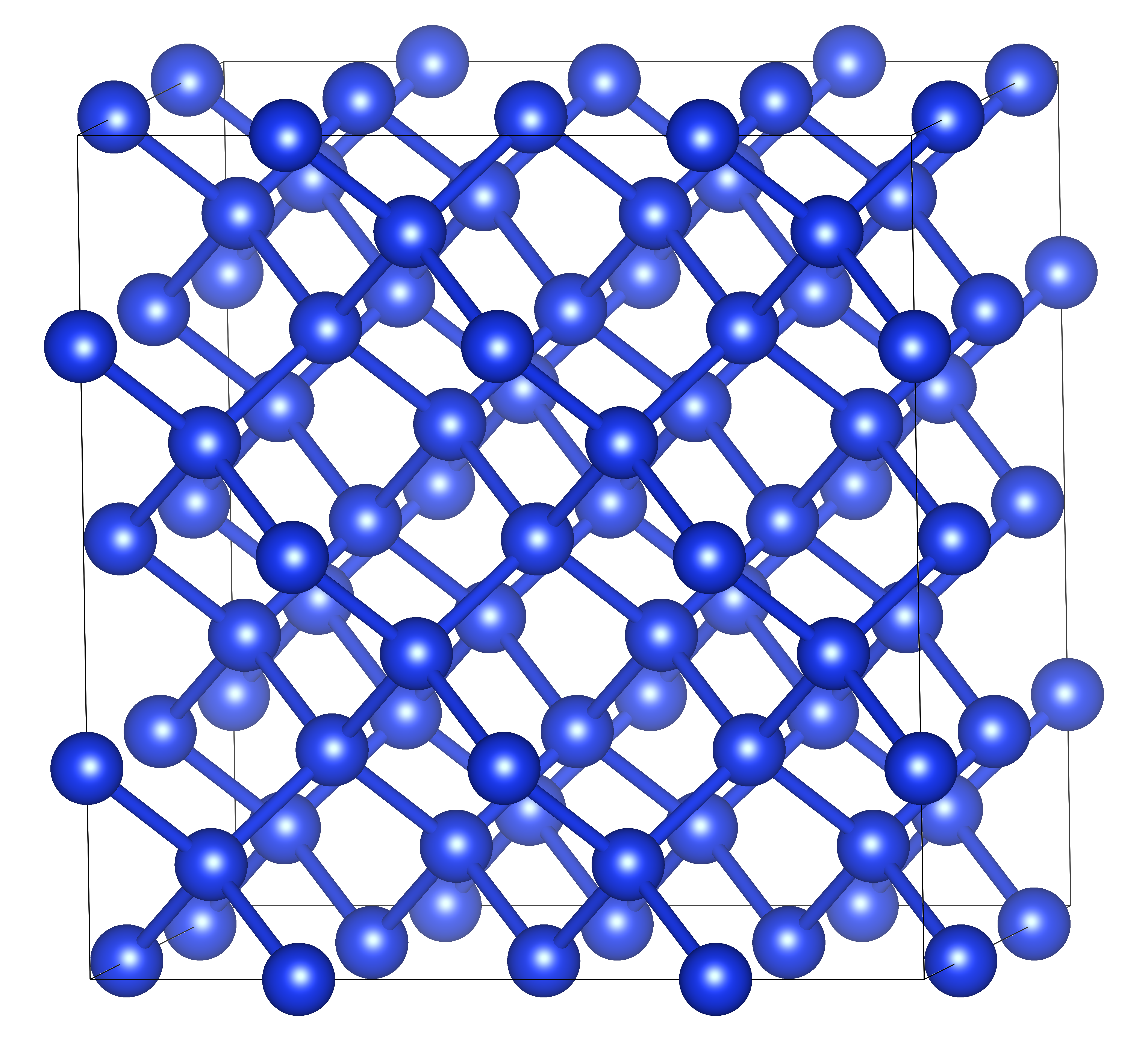 Rendering of Si (mp-149)
